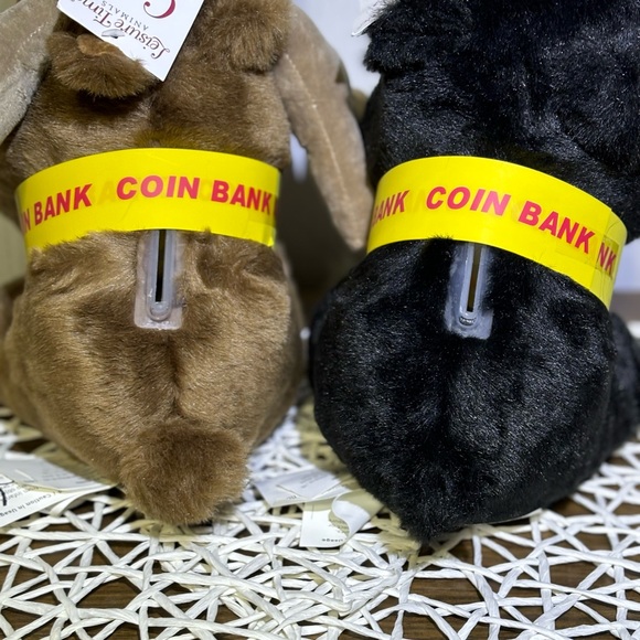 Clearance Bundle w/2nd item to get $4.99 shipping Leisure Time Coin Banks black - Picture 2 of 11